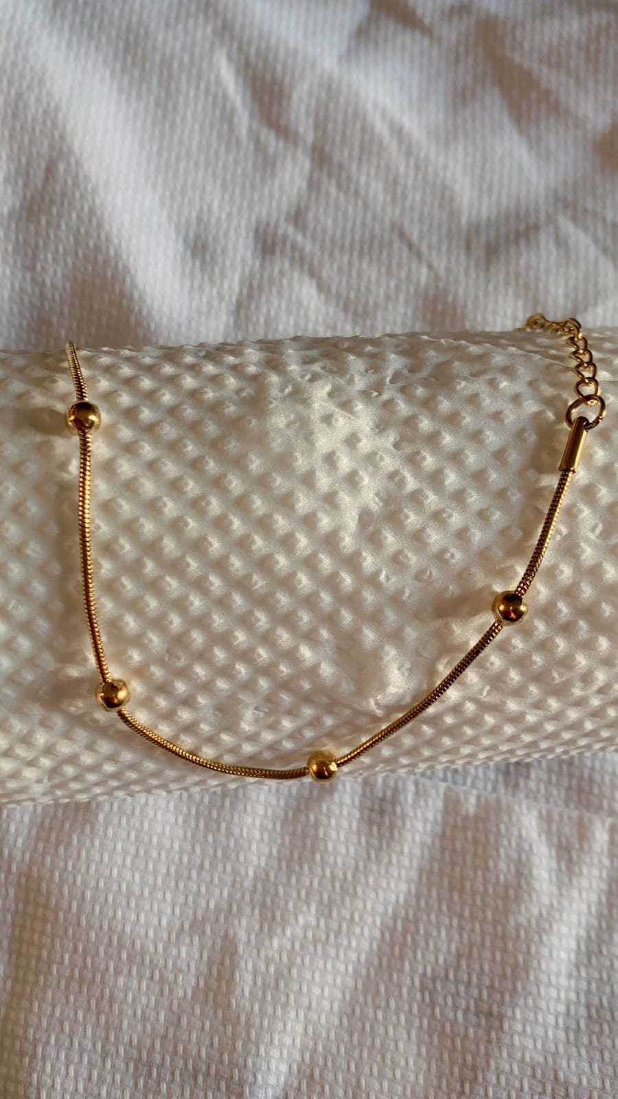 Classic Gold Ball Chain Bracelet