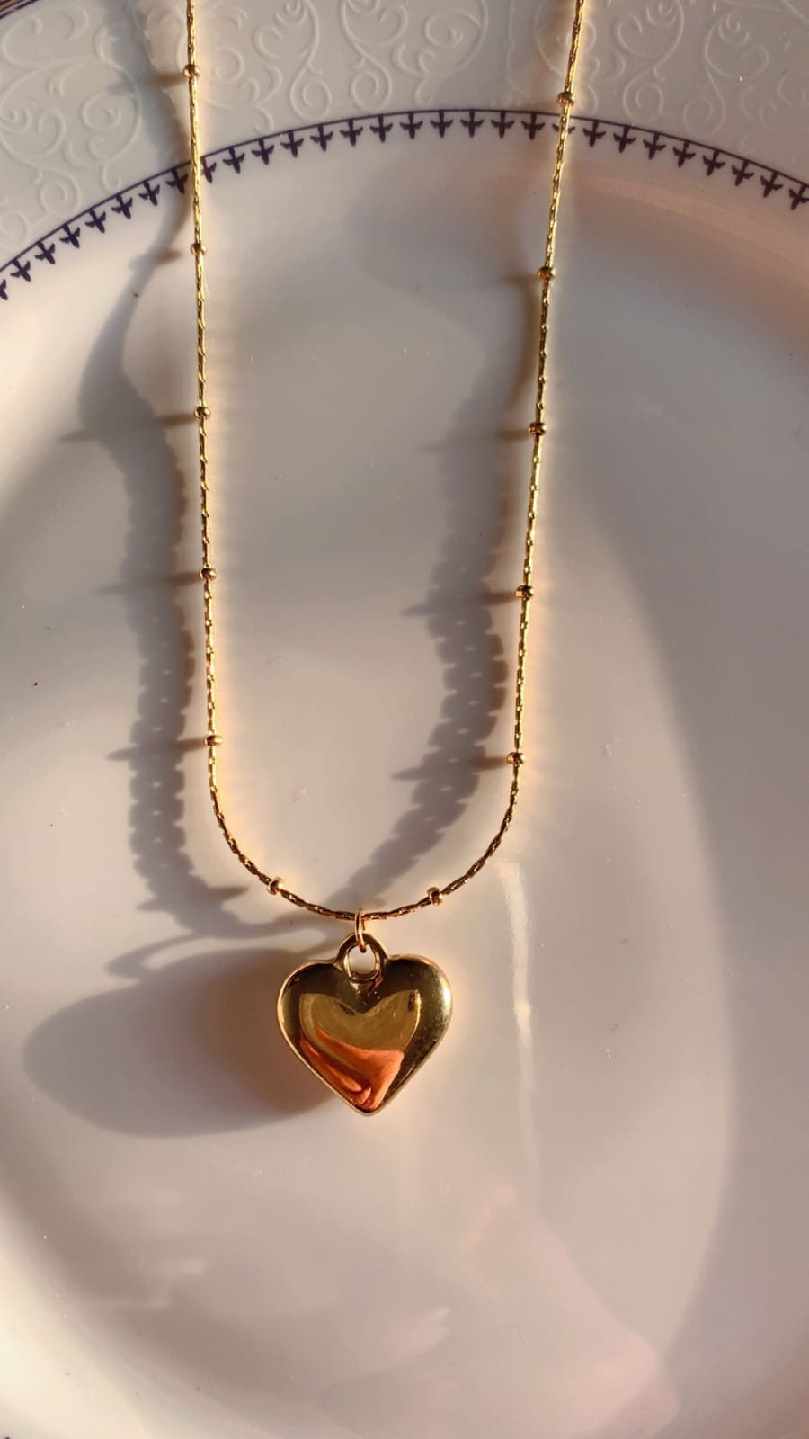 Minimal Gold Heart Necklace