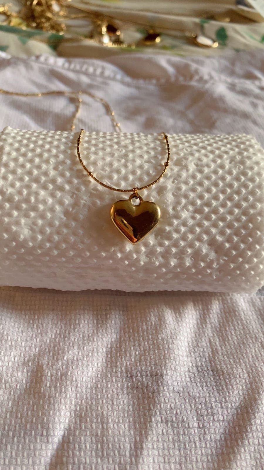 Minimal Gold Heart Necklace